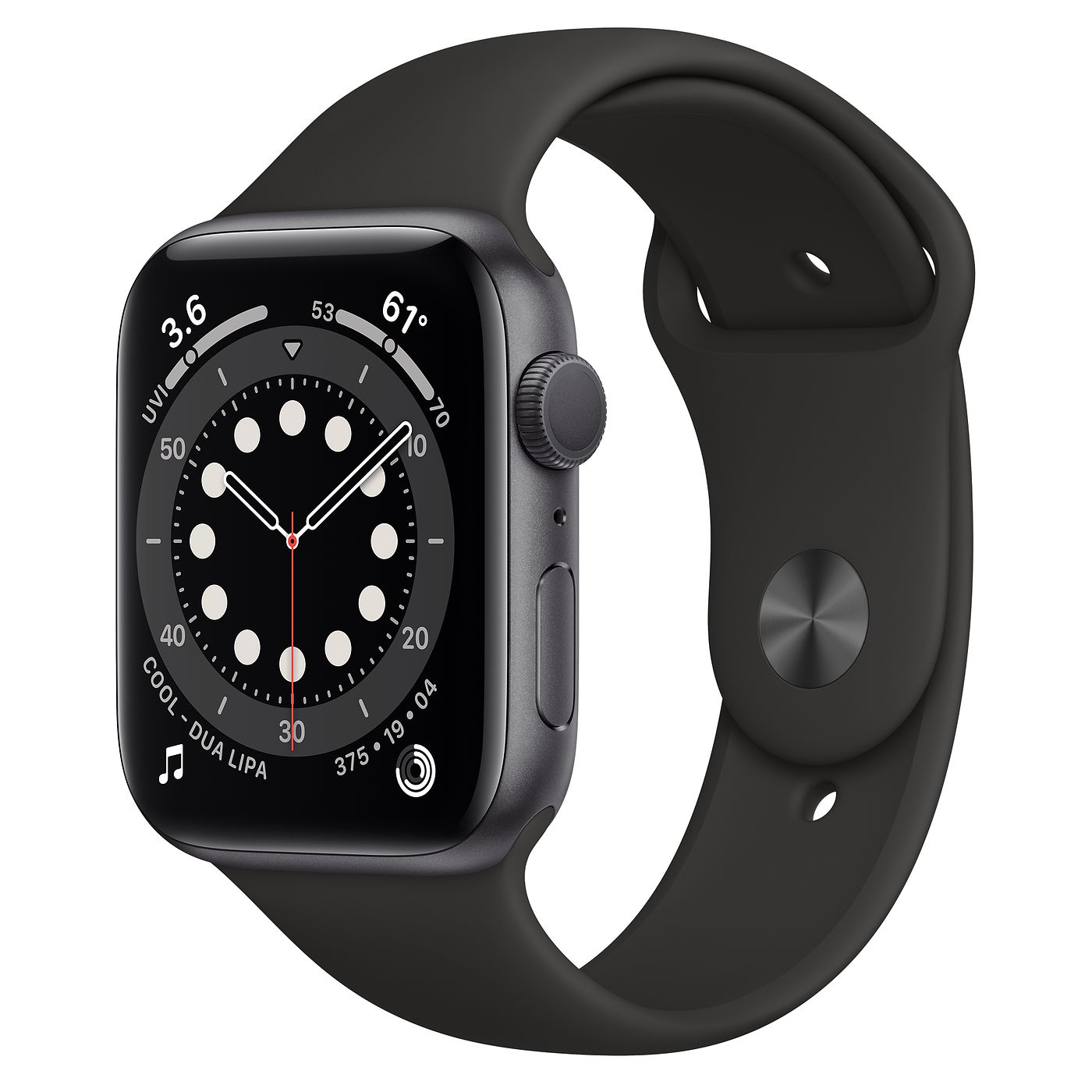 تصویر  ساعت هوشمند اپل سری 6 مدل Aluminum Case 44mm