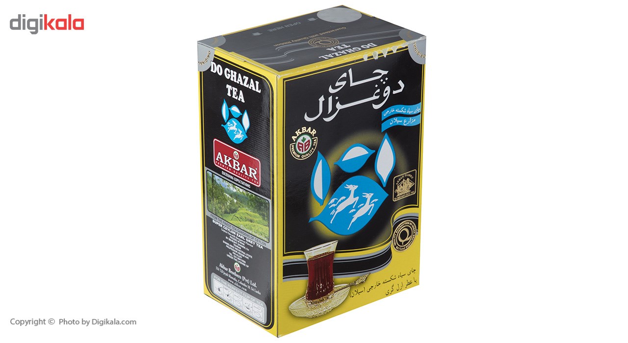 تصویر  چای دو غزال مدل Super Ceylon بسته 500 گرمی