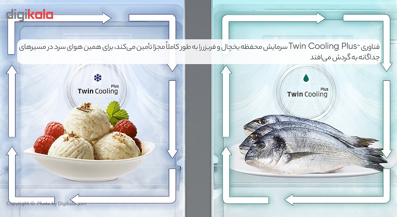 تصویر  یخچال و فریزر سامسونگ مدل G26