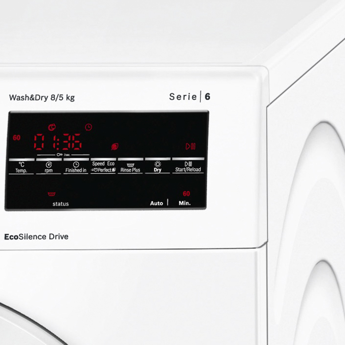 تصویر  ماشین لباسشویی بوش مدل WVG30460IR ظرفیت 8 کیلوگرم